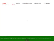 Tablet Screenshot of productoslaure.com